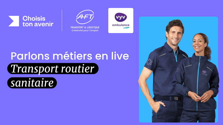Découvrez les métiers du transport sanitaire lors d&rsquo;un live en ligne immersif !